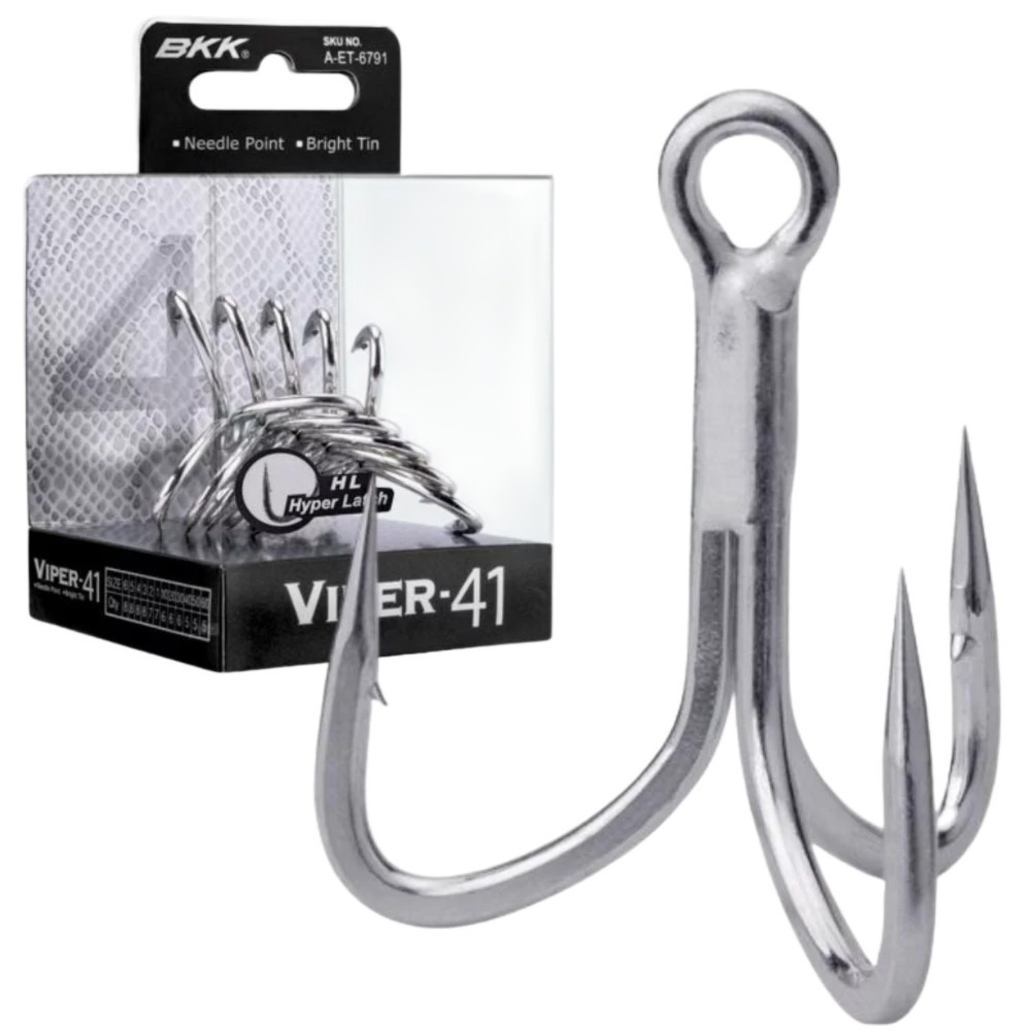 BKK Super Sharp Treble Lure Hook VIPER-41