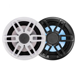 Fusion® Серия XS 7.7" 260 W, 6.5" 200 W и 4" 120 W  спортни и класически морски високоговорители - XS-FL77SPGW - 240 Watt, 7.7" спорт сиво & бяло, с LED осветление