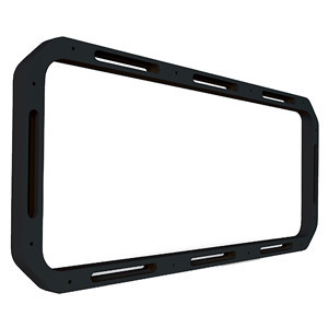 Сепаратор за озвучителен панел - Черен, 16mm