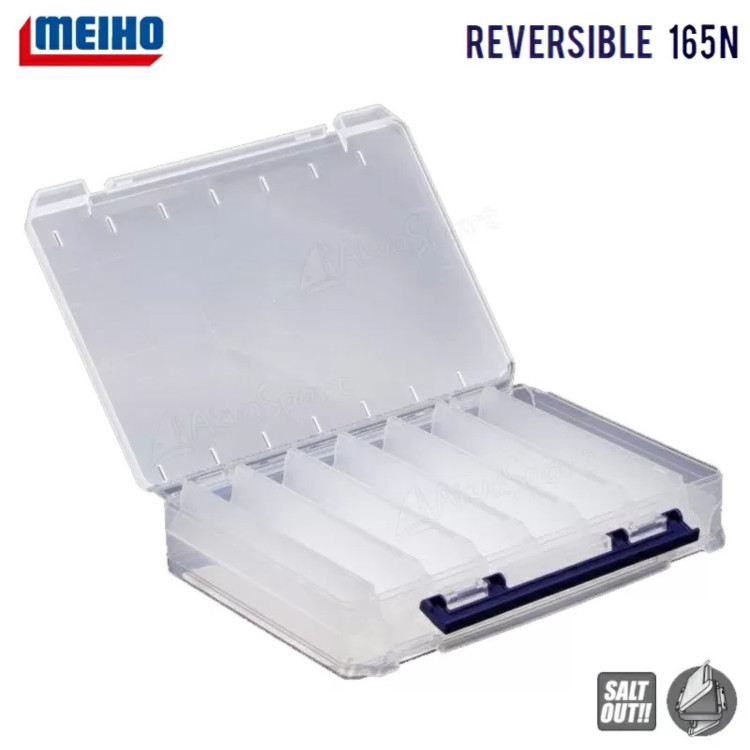 Кутия  за воблери MEIHO REVERSIBLE 165N CLEAR