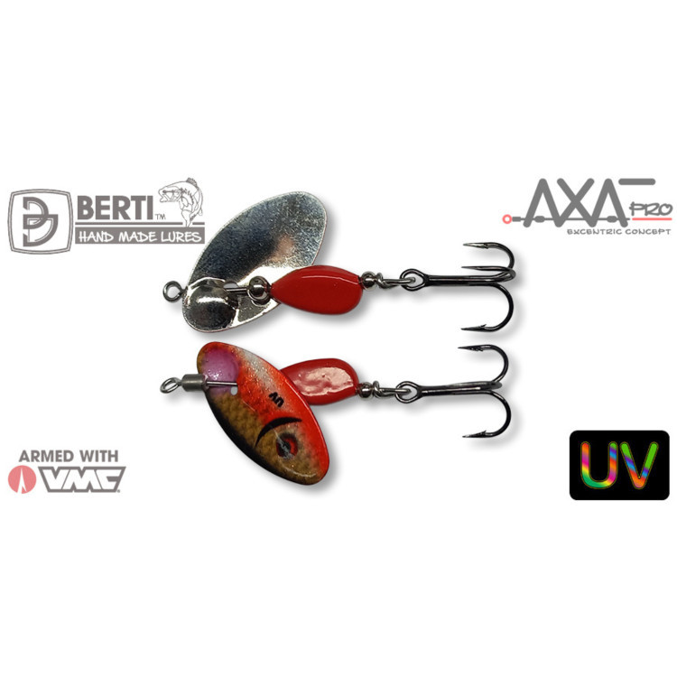 Въртяща блесна BERTI AXAT PRO ELITE UV 2.9 гр. / 22 мм.
