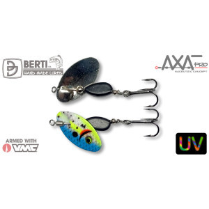 Въртяща блесна BERTI AXAT PRO ELITE UV 2.9 гр. / 22 мм.