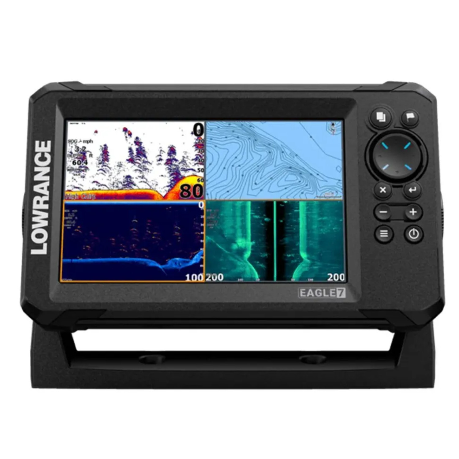 Сонар Lowrance Eagle 7′ Комбо със сонда 83/200 HDI